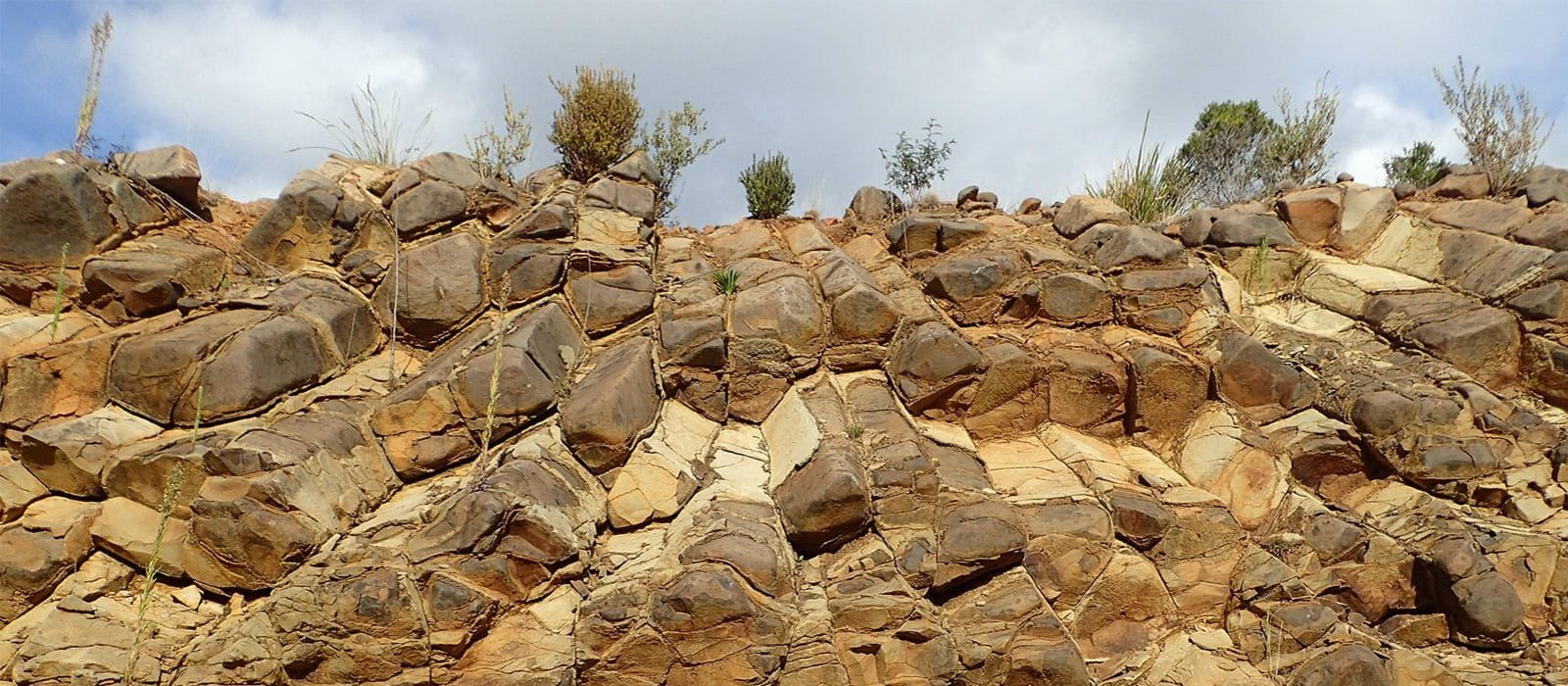 What human impacts have occurred on this land at Stony Head?